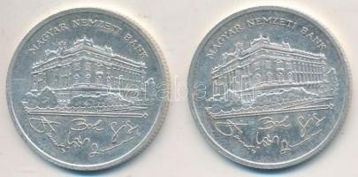 1992. 200Ft Ag "MNB" (2x) T:2,2-
