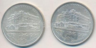 1993. 200Ft Ag "MNB" (2x) T:2,2-