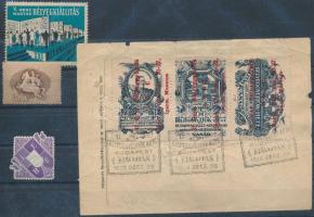 6 db magyar levélzáró (bélyegkiállítás)