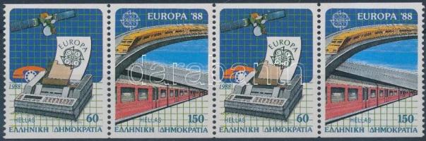 1988 Európa CEPT négyescsík Mi 1685-1686 C