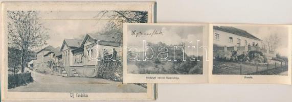 Vihnyefürdő, Új fürdőház, vastag leporellolap Kachelmann Gyárteleppel belül / new spa, thick leporel...