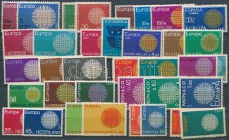 Europa CEPT 17 klf ország kiadása 36 klf bélyeg Europa CEPT 17 diff countries 36 diff stamps