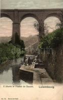 Luxembourg, Alzette, Viaduct Clausen