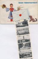 Hódmezővásárhely, leporellocard s: Klaudinyi