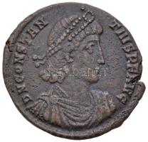 Római Birodalom / Konstantinápoly / II. Constantius 348-351. Maiorina Cu (5,27g) T:2,2- Roman Empire / Constantinople / Constantius II 348-351. Maiorina Cu "D N CONSTAN-TIVS P F AVG / FEL TEMP RE-PARATIO - Gamma - CONSA*" (5,27g) C:XF,VF RIC VIII 81.