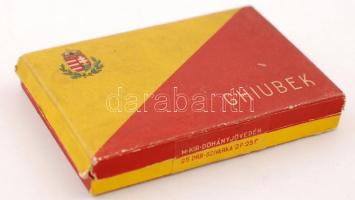 Ghiubek M. Kir. Dohányjövedék 25 darabos szivarkadoboz, üres, 11x7x2 cm