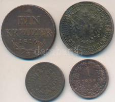 1816B 1kr + 1851B 2kr + 1859B 1kr + 1860E 1kr T:2,2-,3