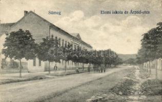 Sümeg, Elemi iskola, Árpád utca