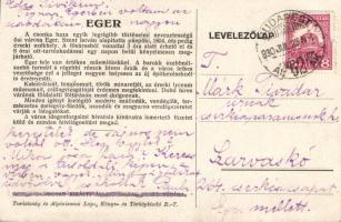 Eger, 'Jöjjön Egerbe' MÁV Belföldi Turisztikai reklám s: Gerhardt (Rb)