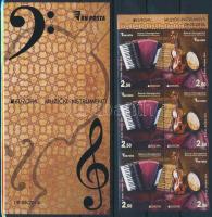 Europa CEPT Hangszerek bélyegfüzet, Europa CEPT Musical instruments stamp-booklet