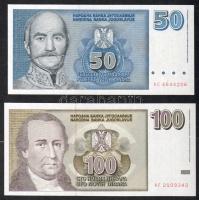 Jugoszlávia 1994-96. 5ND-100ND (5 klf) T:I