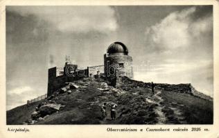 Feketebérc, Csornahora; Obszervatórium / observatory (EB)