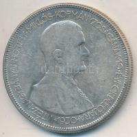 1930. 5P Ag "Horthy jobbra" T:3
Adamo P8