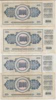 30db-os vegyes külföldi bankjegy tétel, közte Bulgária, Jugoszlávia, Lengyelország, Szlovákia T:vegy...