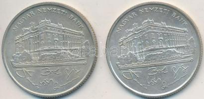 1993. 200Ft Ag "MNB" (2x) T:2,2-