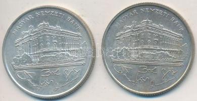 1993. 200Ft Ag "MNB" (2x) T:2,2-