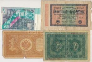 30db-os vegyes külföldi bankjegy tétel, közte Német Birodalom, Szlovákia, Szovjetunió és néhány érde...