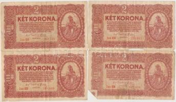 28db-os vegyes magyar korona bankjegy tétel T:vegyes