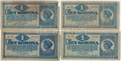 28db-os vegyes magyar korona bankjegy tétel T:vegyes