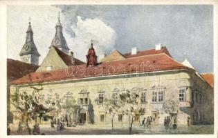 Budapest V. Piaristák régi rendháza; Műemlékek Országos Bizottsága s: Háry Gy.