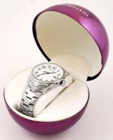 Morellato férfi karóra, dátumkijelzővel, vízálló, a szíjon kopásnyomokkal, egyébként jó állapotban / Morellato men's watch