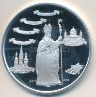 Bognár György (1944-) 1991. "Mindszenty József Bíboros Hercegprímás 1892-1975" Ag emlékérem tanúsítvánnyal dísztokban (31,1g/0.925/42,5mm) T:PP felületi karc