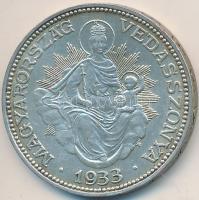 1933. 2P Ag "Madonna" T:2 Adamo P7