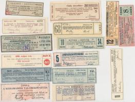 78db-os vegyes magyar részvény és kötvény szelvény tétel T:vegyes