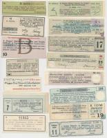 78db-os vegyes magyar részvény és kötvény szelvény tétel T:vegyes