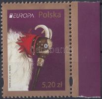 Europa CEPT Hangszerek ívszéli bélyeg Europa CEPT Musical instruments margin stamp