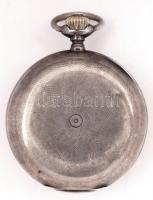 Intact ezüst(Ag) zsebóra, másodpercmutatóval, üveglapja hiányzik, jelzett, br: 100,6 g