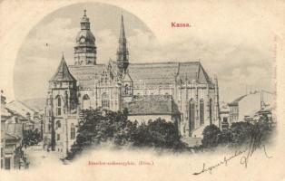 Kassa, Erzsébet székesegyház, László Béla kiadása / cathedral (EK)