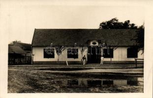 Nagybaracska, Mateovits Ferencz Halászcsárdája az Arany Ponythoz, Lőcsey Árpád felvétele (Rb)