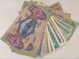 30db-os vegyes magyar pengő, adópengő és forint bankjegy tétel, közte 1930. 20P T:vegyes