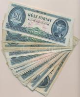 1969-1980. 20Ft (30x) T:vegyes