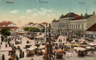 Szolnok, Piac tér, Fehér Adolf üzlete (fa)