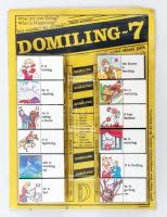 Domiling-7 angol nyelvtant fejlesztő dominos játék, eredeti csomagolásban, 20×15 cm