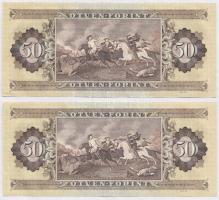 1986. 50Ft (2x) sorszámkövetők T:I,I-