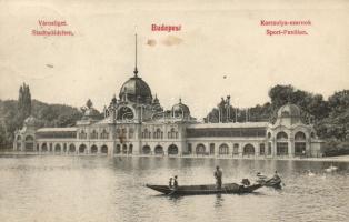 Budapest XIV. Városligeti tó - 2 db városképes lap