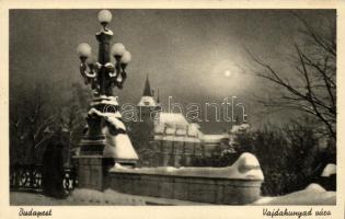 Budapest XIV. Vajdahunyad vára - 4 db városképes lap