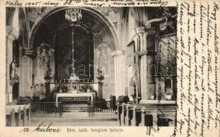 Kálóz, Római katolikus templom, belső (Rb)
