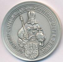 Németország DN "Frankfurt am Main" Ag emlékérem. Szign.: KM (16.9/0.900/33mm) T:1 Germany ND "Frankfurt am Main" Ag medallion "S CIVITATIS IMPER FRANC OFVRTI AD CONTRACTVS / FRANCFURT AM MAIN" Sign.: KM (16.9/0.900/33mm) C:UNC