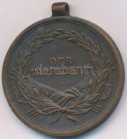 1914. "Ferenc József Bronz Vitézségi Érem" Br kitüntetés mellszalaggal nélkül. Szign.: Tau...