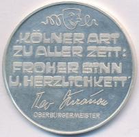 Németország DN "Köln" Ag emlékérem (15,13g/1000/35mm) T:PP karc
Germany ND "Köln&quo...