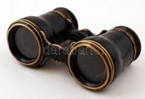 Régi színházi látcső, jelzett (S.Lowenstein Ottico Trieste), kopott, működik, 5,5×10 cm