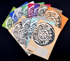 1981-1993. Az Érem című folyóirat 12db különböző száma