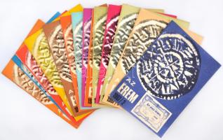 1977-1987. Az Érem című folyóirat 14db különböző száma