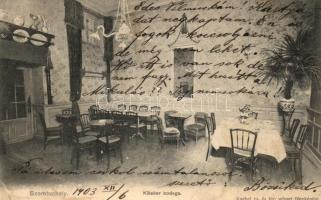 Szombathely, Kikaker bodega, belső; Knebel fényképész (ázott / wet damage)