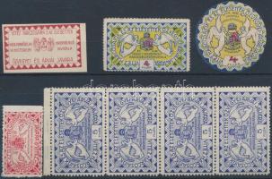 8 db I. világháborús levélzáró