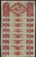 1932. 50P (8x) egymásutáni sorszámokkal T:I